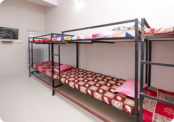 Dormitory area of the lodge