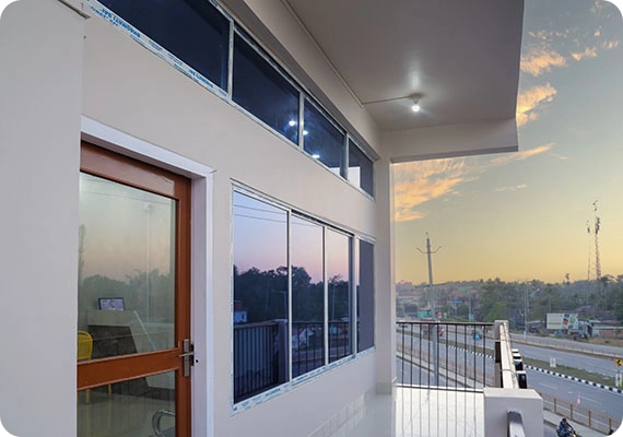 Image showing Highway from the balcony